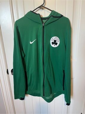 Nike Green Celtics Full-Zip Hoodie